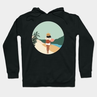 Sunset beach walk Hoodie